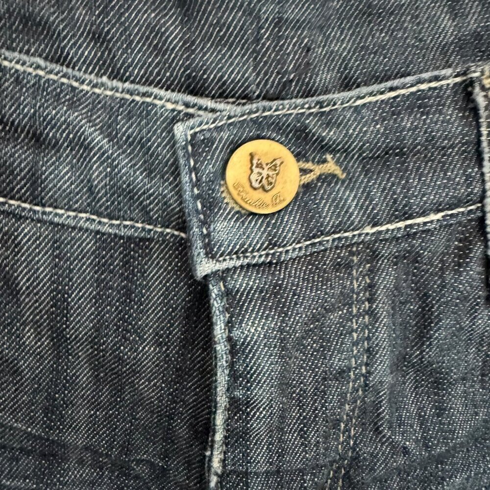 Frankie B. Jeans Denim Jacket and skirt suit size 4 zip front jacket mini skirt - Picture 11 of 12